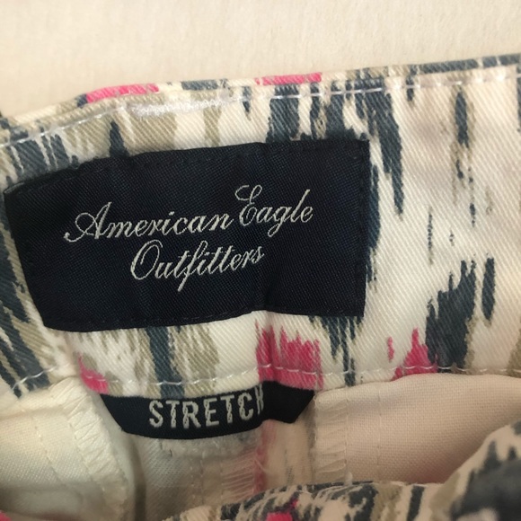 Pink and Blue Print Shorts - Picture 3 of 5